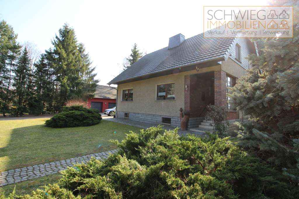 Immobilie in Drebkau - Einfamilienhaus in Alleinlage mit Doppelgarage und großem Grundstück - Bild 1