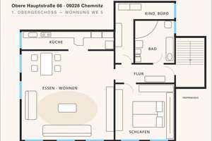 Sanierte 3-Raum-Wohnung | Energieeffizienz B ! | + Stellplatz – Die vollständige Adresse der Immobilie erhältst du vom Anbieter., 9228 Wittgensdorf, Chemnitz – Vorschaubild 11