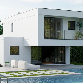 Einfamilienhaus im modernen Design – Schlüsselfertig