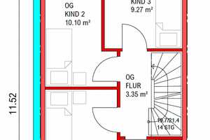 Haus 5 in Feldrandlage: Reihenendhaus mit gehobener Innenausstattung zum Kauf in Plankstadt – Bertha-Benz-Straße 1-10, 68723 Rhein-Neckar-Kreis – Vorschaubild 12