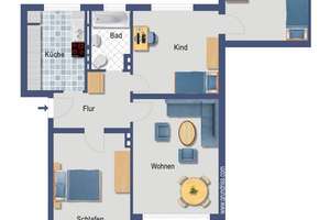 4 Zimmerwohnung  im begehrten Stadtteil Schwachhausen. Käufer Provisionsfrei – Thomas-Mann-Straße 25, 28213 Neu-Schwachhausen, Bremen – Vorschaubild 13