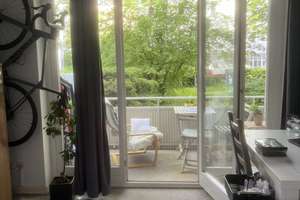 Zentrale und ruhige  2-Zimmer-Wohnung mit Balkon ab 15.05 – Hermesweg 13, 60316 Nordend-Ost, Frankfurt am Main – Vorschaubild 1