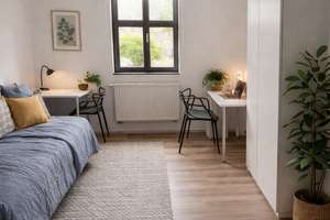 NUR AN STUDENTEN: Schönes, möbliertes Einzelappartment zu vermieten – Hauptstrasse 103, 91054 Altstadt, Erlangen – Vorschaubild 1