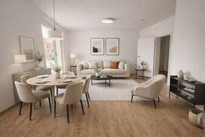 Helle und gemütliche 3-Raumwohnung mit Einbauküche und Balkon