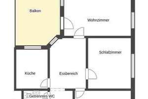 Gelegenheit! Renovierte 3 - Zimmer Wohnung mit Balkon – Rheinbergerstr. 19, 85057 Nordwest, Ingolstadt – Vorschaubild 3