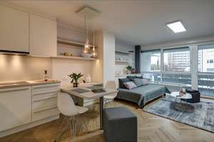 Möbliert: Modernes Apartment gegenüber vom Luitpoldpark