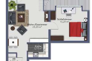 Moderne Eigentumswohnung mit Garage und Balkon zentral und ruhig gelegen in Dellbrück – 51069 Dellbrück, Köln – Vorschaubild 15