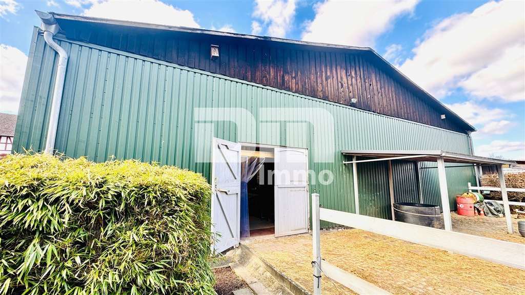 Immobilie in Waldkappel - Wohnensemble mit Platz für Visionen: Saniertes Fachwerkhaus / Scheune + Halle mit Paddock - Bild 3