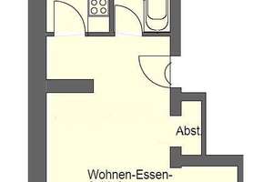 Praktische 1-Zimmer-Wohnung mit separater Küche – Die vollständige Adresse der Immobilie erhältst du vom Anbieter., 99089 Andreasvorstadt, Erfurt – Vorschaubild 11