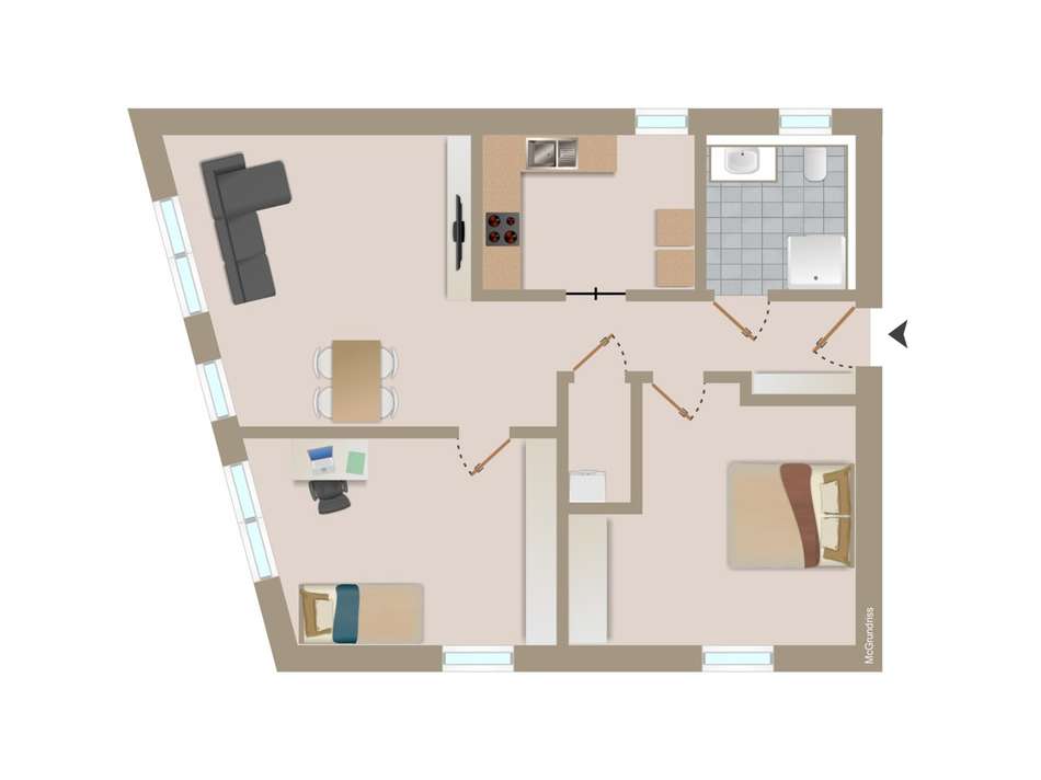 Visualisierung Wohnzimmer