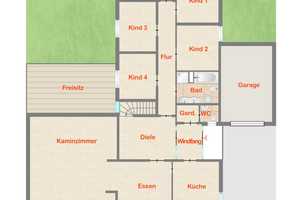 Fertig zum Einzug: Moderner Bungalow mit Solaranlage, Garage, Carport, Sauna, großem Garten in Werne – Unna (Kreis) – Vorschaubild 9