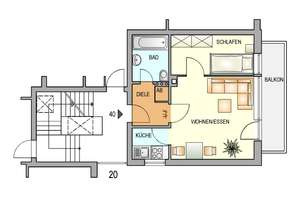 Die perfekte Wohnung für Alleinstehende – 42897 Trecknase, Remscheid – Vorschaubild 5