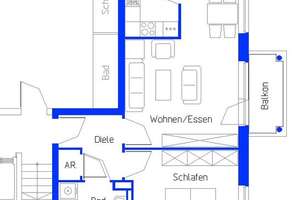 Seniorenwohnung 60+ mit WBS – Rottkamp 53, 48163 Albachten, Münster – Vorschaubild 9