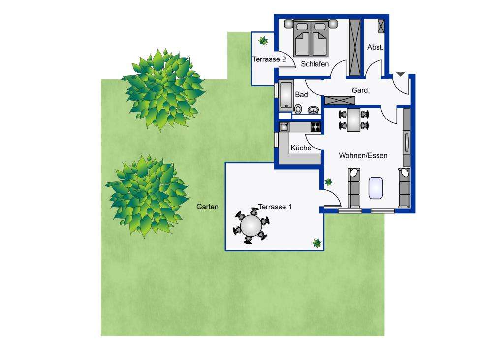 Immobilie in Bad Schwalbach - Sonnige 2-Zimmerwohnung in begehrter Südlage ! - Bild 4