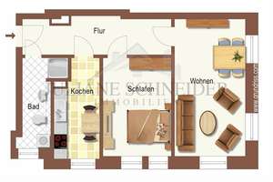 Bezugsfrei & modernisiert - charmante 2-Raum-Wohnung im denkmalgeschützten Altbau – Die vollständige Adresse der Immobilie erhältst du vom Anbieter., 4317 Reudnitz-Thonberg, Leipzig – Vorschaubild 17