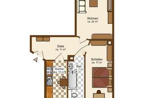 * TOP gepflegte ETW * vermietet * 2,5 Zimmer * Küche/Bad mit Tageslicht * Wanne * Balkon * – Beuchaer Straße 3, 4318 Anger-Crottendorf, Leipzig – Vorschaubild 10