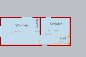 1-MONAT MIETFREI | Moderne 2-Zimmer Erdgeschosswohnung in zentraler Lage – Steubenplatz 20, 64293 Darmstadt-Nord, Darmstadt – Vorschaubild 6