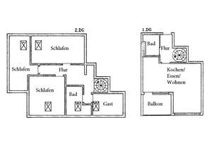 Dachgeschoss Traum mit Auwald Blick + Süd Balkon + Zwei Bäder + Tiefgarage + Erstbezug Renovierung – Toskastr. 10b, 4159 Möckern, Leipzig – Vorschaubild 15