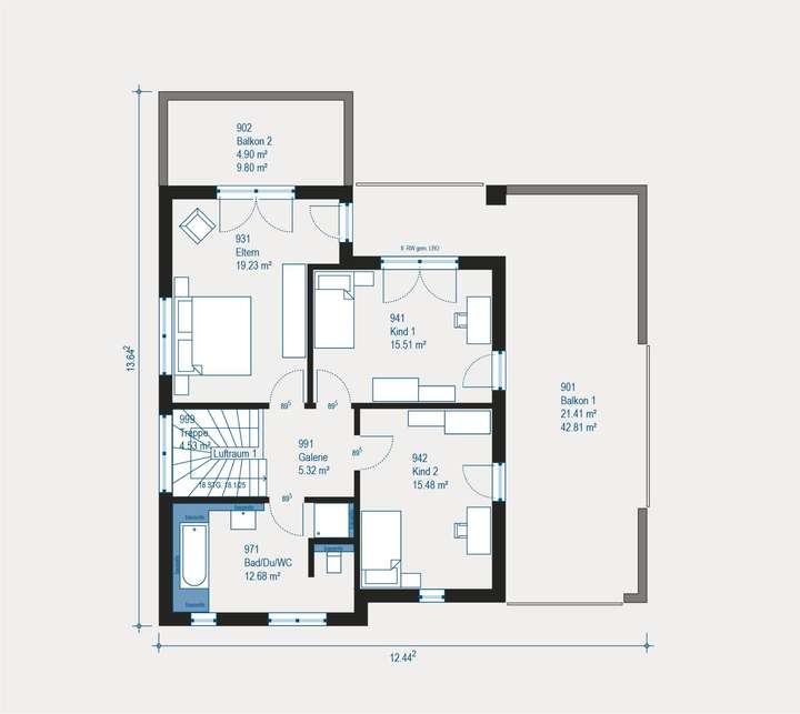 Grundriss DG
