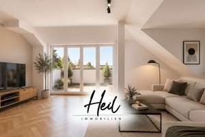 Vermietete Dachgeschosswohnung mit Loggia in denkmalgeschütztem Altbau in Leipzig