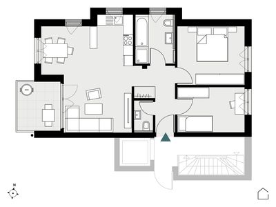 Idyllisch gelegene 3 Zi.-Whg. in Schwäbisch Hall
