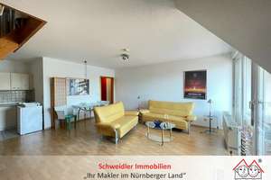Schöne 2-Zimmer-Maisonettewohnung mit Balkon, Küchenzeile, TG-Stellplatz und Aufzug in Nürnberg