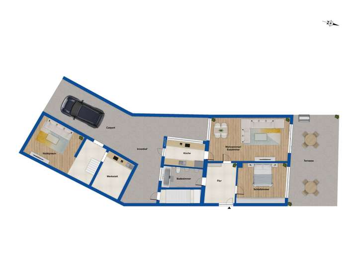 Grundriss Haupthaus - EG 