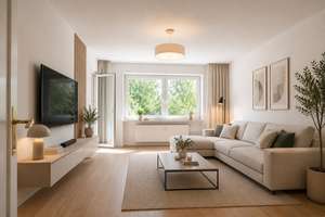 Frisch renovierte & sofort bezugsfertige 3-Zimmer-Hochparterre-Wohnung mit Balkon