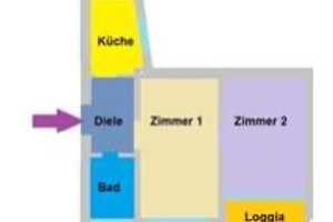 Sanierte schöne 2-Zimmerwohnung Balkon Rheinnähe Köln – Köln – Vorschaubild 10