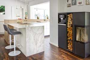 Exklusive Penthouse-Wohnung mit zwei Dachterrassen, neuer Luxusküche und Kaminofen – München – Vorschaubild 7
