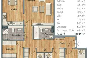I 5-RW mit Terrasse I Neubau I 2 Bäder I Parkett I Tiefgarage I – Seelenbinder Straße 13, 4159 Möckern, Leipzig – Vorschaubild 2