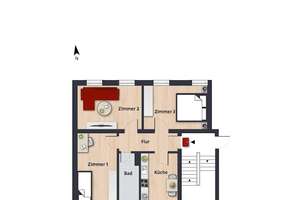 Gemütliche Wohnung in beliebter Lage // 1.OG. links – Immermannhof 5, 38440 Stadtmitte (Ortsteil), Wolfsburg – Vorschaubild 5