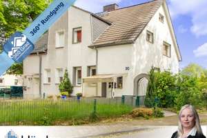 Blömker! Charmante Doppelhaushälfte mit Wintergarten, Garage und großem Garten in Bottrop-Eigen