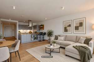 Lichtdurchflutete Zwei-Zimmer-Wohnung mit Mainblick und Südwest-Balkon