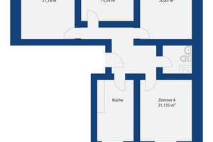 Für Studenten: WG- Zimmer in einer 2er bis 4er WG im Zentrum Marburg zu vermieten – Frankfurter Str. 8-10, 35037 Marburg, Marburg – Vorschaubild 7
