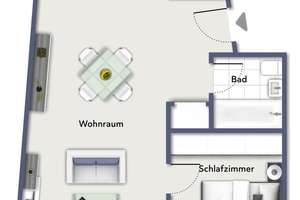 2-Zimmer-Erdgeschosswohnung im Kölner Süden! – Die vollständige Adresse der Immobilie erhältst du vom Anbieter., 50968 Bayenthal, Köln – Vorschaubild 8