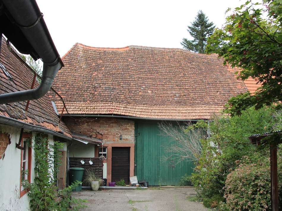 Ansicht Sandsteinscheune