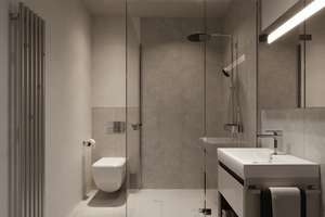 Modernes 2-Zimmer Apartment mit großer Dachterrasse - Erstbezug - KFW 40 Plus Haus – Beimsstraße 31, 39110 Stadtfeld West, Magdeburg – Vorschaubild 8