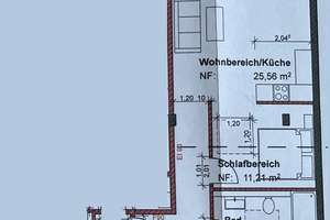 Studiowohnung – frisch renoviert – zentrale Lage – Hauptstraße 215, 44649 Wanne, Herne – Vorschaubild 3