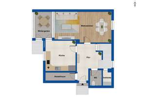 Angebautes Einfamilienhaus im sanierten Zustand in Augsburg-Haunstetten – Die vollständige Adresse der Immobilie erhältst du vom Anbieter., 86179 Haunstetten-Nord, Augsburg – Vorschaubild 14