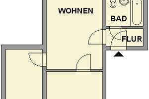 Ruhig gelegene 3-Raum-Wohnung mit Einbauküche – Weydemeyerstr. 61, 9117 Rabenstein, Chemnitz – Vorschaubild 7