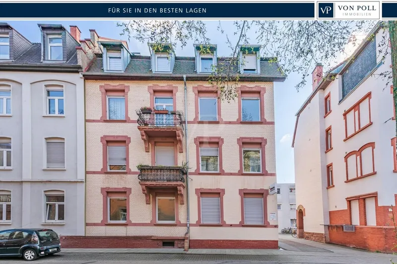 Altbauflair mit Potential: 2-Zimmer EG-Wohnung in Karlsruhe / Oststadt, Karlsruhe – Bild 3