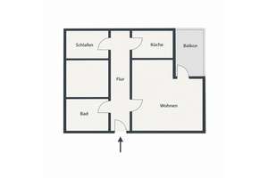 2-Zimmer-Etagenwohnung mit Balkon in Gevelsberg / Silschede – 58285 Gevelsberg – Vorschaubild 9
