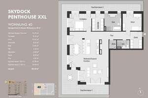 SkyDock Penthouse XXL - Höchster Komfort trifft Eleganz über dem Wasser – Die vollständige Adresse der Immobilie erhältst du vom Anbieter., 68159 Innenstadt/Jungbusch, Mannheim – Vorschaubild 14