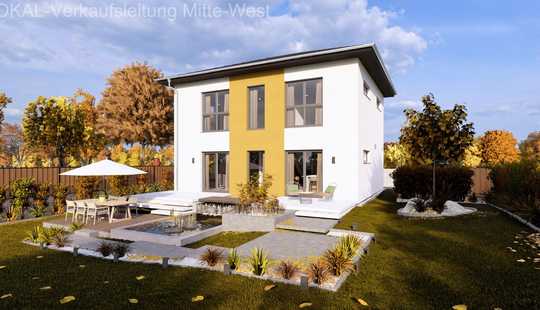 Bild von MODERNES WOHNHAUS MIT ELEGANTEM WALMDACH
