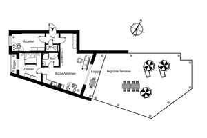 Attraktive Kapitalanlage an der Warnow | ca. 70 m² begrünte Terrasse | Tiefgarage |  www.LUTTER.net – 18055 Stadtmitte, Rostock – Vorschaubild 6