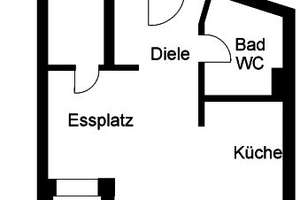 Ein-Zimmer-Wohnung mit Balkon – Wezelostr. 36, 50765 Volkhoven/Weiler, Köln – Vorschaubild 2