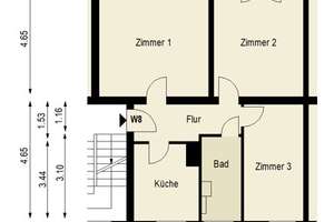 Helle 3-Zi.-Wohnung mit grünem Innenhof in ruhiger Fahrradstraße – urban & entspannt – Die vollständige Adresse der Immobilie erhältst du vom Anbieter., 10243 Friedrichshain, Berlin – Vorschaubild 2