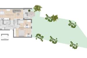 Urbaner Lifestyle mit grünem Ausblick – Die vollständige Adresse der Immobilie erhältst du vom Anbieter., 70372 Kurpark, Stuttgart – Vorschaubild 4