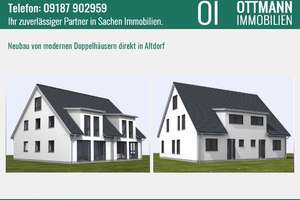 NEUBAU von modernen Doppelhäusern direkt in Altdorf